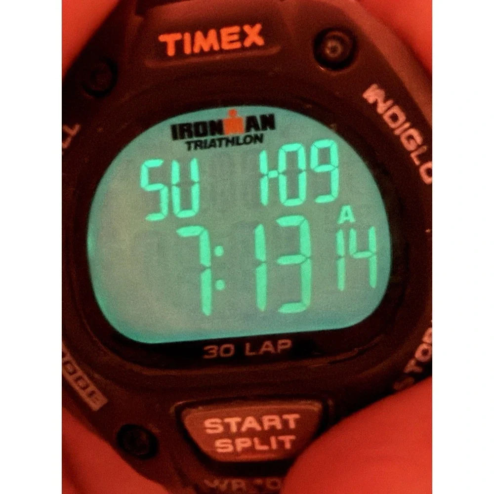 Timex 170 Mens Watch New Battery‎ W6 2012 Black 38MM 8.25